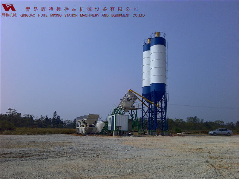 攪拌站HZS35易損件少，維護簡單，運行費用低