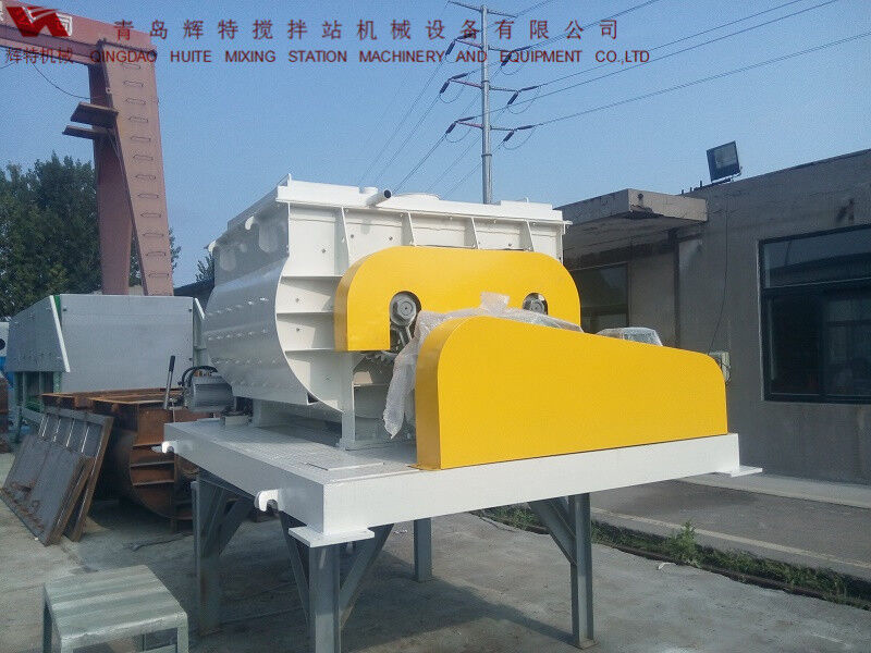 JS750攪拌臂采用偏心式設(shè)計，延長使用壽命，青島輝特機(jī)械