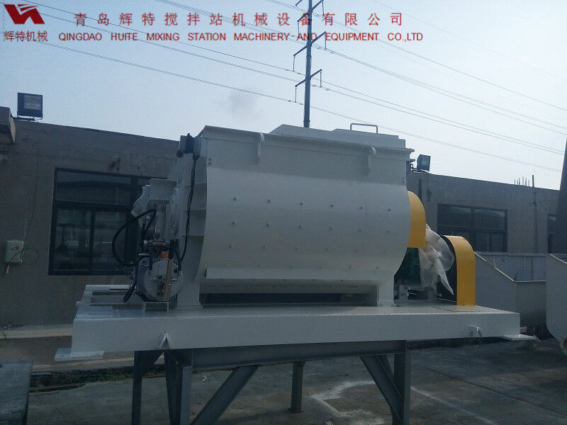 JS750攪拌臂采用偏心式設(shè)計，延長使用壽命，青島輝特機(jī)械